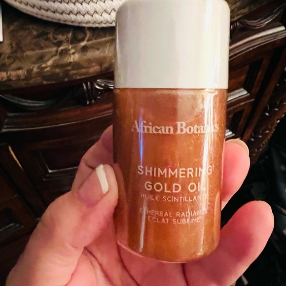 #12 African Botanic Shimmering Gold Body Oil exp 12/24 - Picture 3 of 3